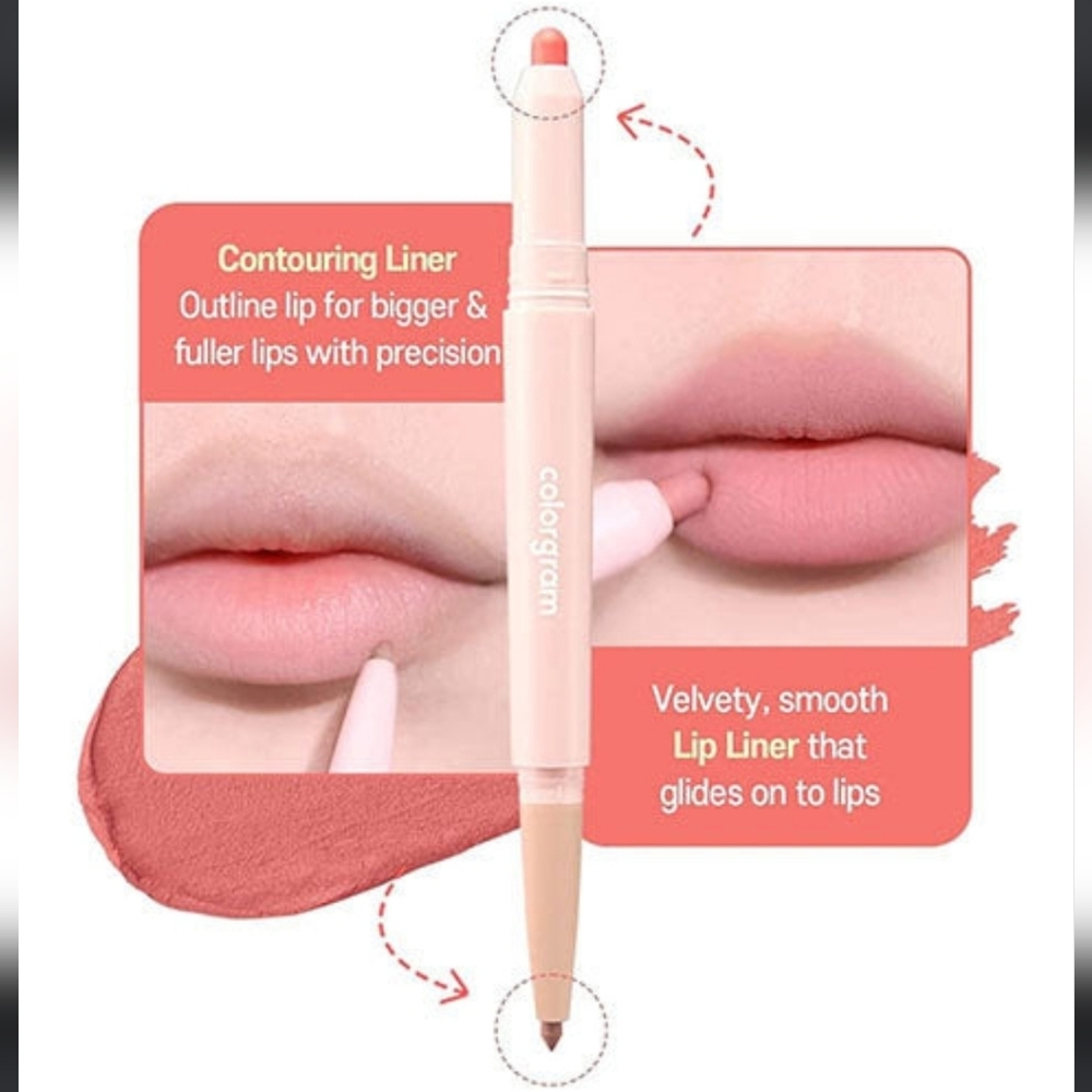 [colorgram] All In One Over-Lip Maker In Shade Peach Beige - Picture 9 of 12